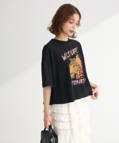 Green Parks ・ＤＯＵＢＬＥ　ＦＬＡＧＳ　レオパードプリントＴＥＥ