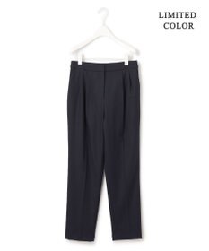 ICB 【洗える・WEB限定カラーあり】 ウールミルドサキソニー テーパードパンツ