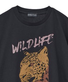 Green Parks ・ＤＯＵＢＬＥ　ＦＬＡＧＳ　レオパードプリントＴＥＥ