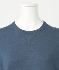 23区 【R(アール)】ウーステッドウールカシミヤ クルーネックニット
