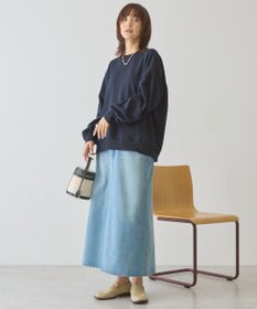 AMERICAN HOLIC バックギャザー裏毛スウェット