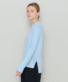 JOSEPH 【洗える】ウールリブ　ラウンドネックニット