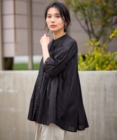 ANY ピンタックブラウス