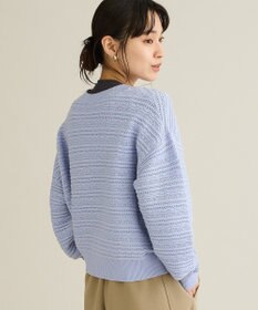 CRAFT STANDARD BOUTIQUE レースボーダーニットプルオーバー