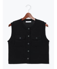 Te chichi ポケット付きニットベスト
