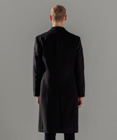 JOSEPH HOMME グロッシーウール 　チェスターコート　＜裏地：フォトコラージュプリント＞