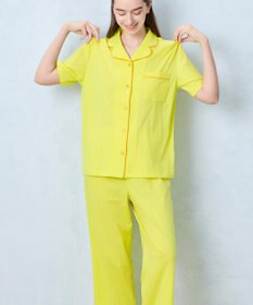 une nana cool 【綿100％】40ハイゲージ天竺半袖パジャマ MADE WITH LIBERTY FABRIC