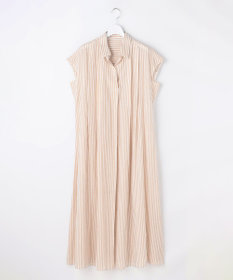 自由区 L 【17号サイズまで展開・WEB限定カラーあり】シアーラミーローンスキッパーシャツ ワンピース