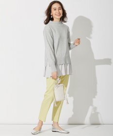 自由区 【接触冷感・撥水防汚加工】COOLMAX テーパードパンツ