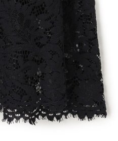 UNFILO L レースヘム ギャザーブラウス