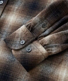 AMERICAN HOLIC バンドカラーチェックシャツワンピース