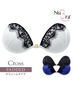 BRADELIS New York 【NuBra / ボリュームアップ】パテッドヌーブラ クロス デザインヌーブラ