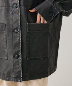 Green Parks ・ＥＬＥＮＣＡＲＥ　ＤＵＥ　フェイクレザーカバーオール