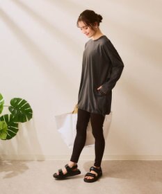 OP／FILA 【Ocean Pacific】バックフリルラッシュガード  レギンスセットウェア