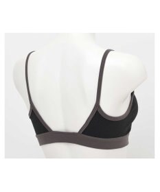 une nana cool 綿ベア天竺 カラーブロッキング ノンワイヤーブラジャー