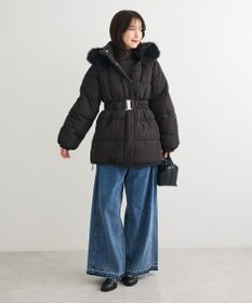 Green Parks ・ｓｗｉｎｇ　ｂｙ　ファイバーダウンベルト付コート