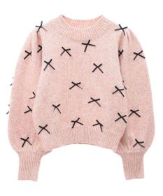 Green Parks ・ＡＮＤＳＥＡＲＣＨ　メニーリボンニットプルオーバー