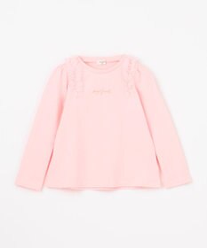 ANY KIDS チュールフリル 長袖Tシャツ