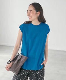 ANY L 【接触冷感/UVケア】ビューティベーシックノースリーブテールTシャツ