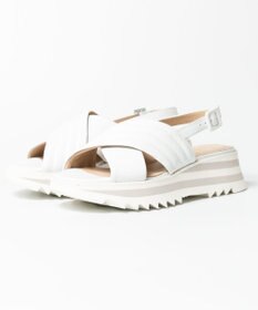 BONTRE 【LucaGrossi/ルカグロッシ】厚底クロスベルトストラップサンダル