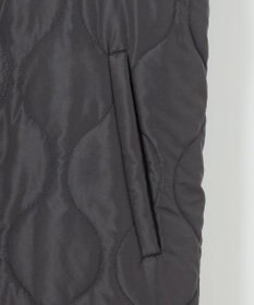 ANY L 【マフラー付き】キルトリバーシブルコート