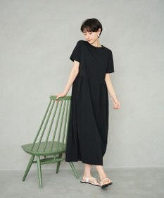 #Newans 【洗える】コクーンシルエットロングワンピース