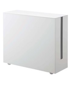 tower キャスター付きケーブル収納ラック タワー ホワイト