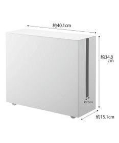 tower キャスター付きケーブル収納ラック タワー ホワイト