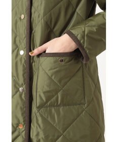 DAKS リバティプリントキルティングコートブルゾン