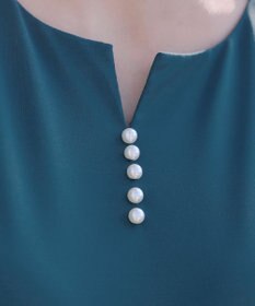 Tiaclasse 【洗える】ブラウス見えフレアスリーブカットソー