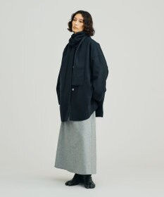 J.PRESS YORK STREET 【WOMEN】NEEDLE JERSEY ボトルネックプルオーバー