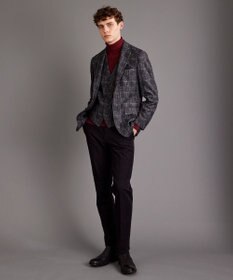 JOSEPH ABBOUD 【キングサイズ・ストレッチ】フランネルジャージ ジャケット