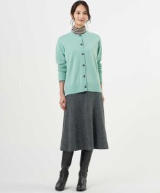 J.PRESS LADIES L 【人気素材・WEB限定カラーあり】CASHMERE BLEND クルーネック ニット カーディガン