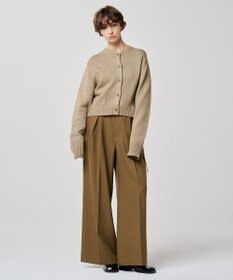 uncrave グロッシー ニット カーディガン（uncrave WHITE）