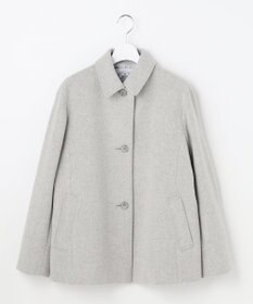 J.PRESS LADIES ショートビーバー ショート丈 ステンカラー コート