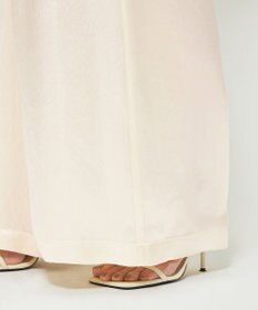 uncrave アセテートヴィンテージサテン ワイドパンツ