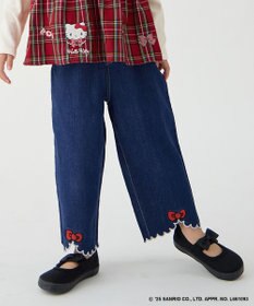 ANY KIDS 【ハローキティ×ANY KIDS】デニムワイドパンツ