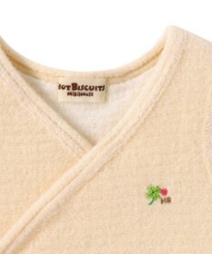 MIKI HOUSE HOT BISCUITS 【50-70cm】 パイル素材 ベビーベスト(胴着)