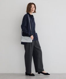 YECCA VECCA 【cache cache】シルクサテンPU筒型ショルダー