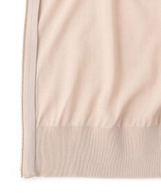 23区 【洗える】シアーコットンナイロン ニットパーカー