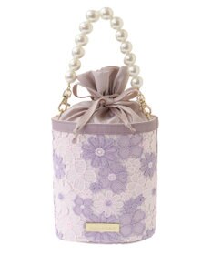 Maison de FLEUR フラワーレース2Wayバケツ型バッグ