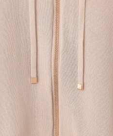 23区 【洗える】シアーコットンナイロン ニットパーカー