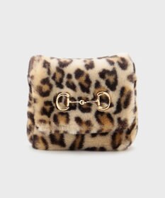 GRACE CONTINENTAL a point etcレオパードミニバッグ