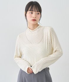 earth music&ecology 【吸湿発熱】あったかフェミニンインナー(シアーハイネック)