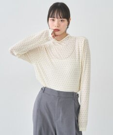 earth music&ecology 【吸湿発熱】あったかフェミニンインナー(シアーハイネック)