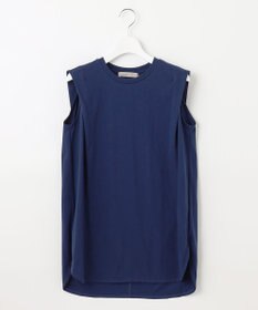 UNFILO 【吸水速乾/マシンウォッシャブル】ショルダータック カットソー