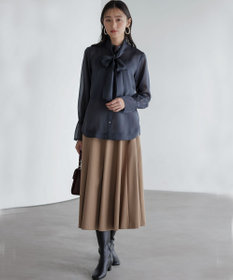 組曲 L 【WEB限定】シャイニーオーガンボウタイ付き ブラウス