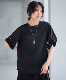 ANY 【洗濯機可能/接触冷感/UVケア】清涼リラックスブラウス