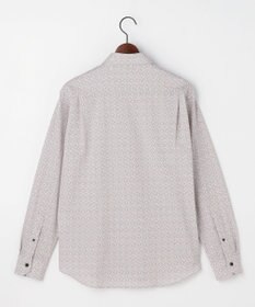 JOSEPH ABBOUD 【綿100％・ジャージー素材・ストレッチ】コンパクトジャージープリントシャツ