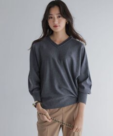 組曲 S 【前後着用可】ニューシックニットＶネック プルオーバー